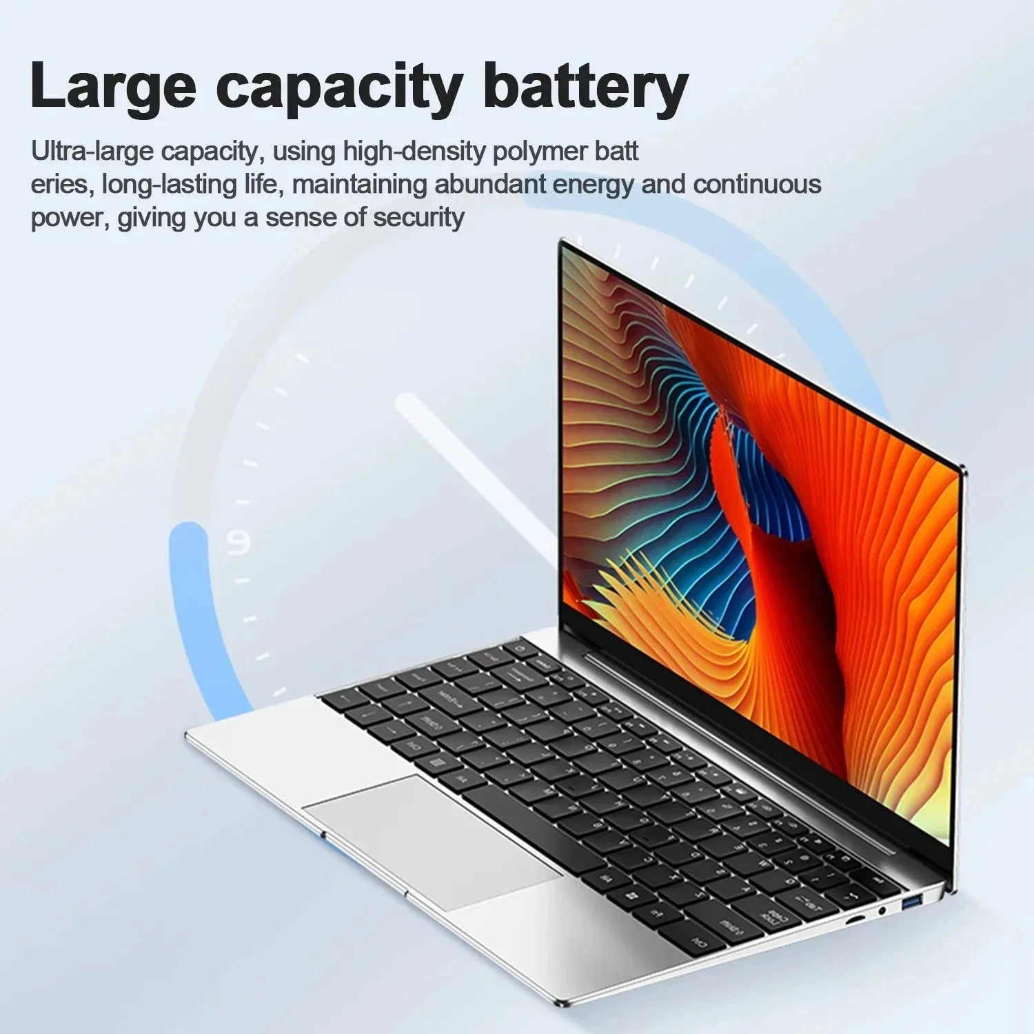 New Laptop Windows 11 Intel N4000 180° Folding Slim Laptop Gamer 12GB RAM 512GB 1TB SSD 1920*1080 Office Study Computer PC