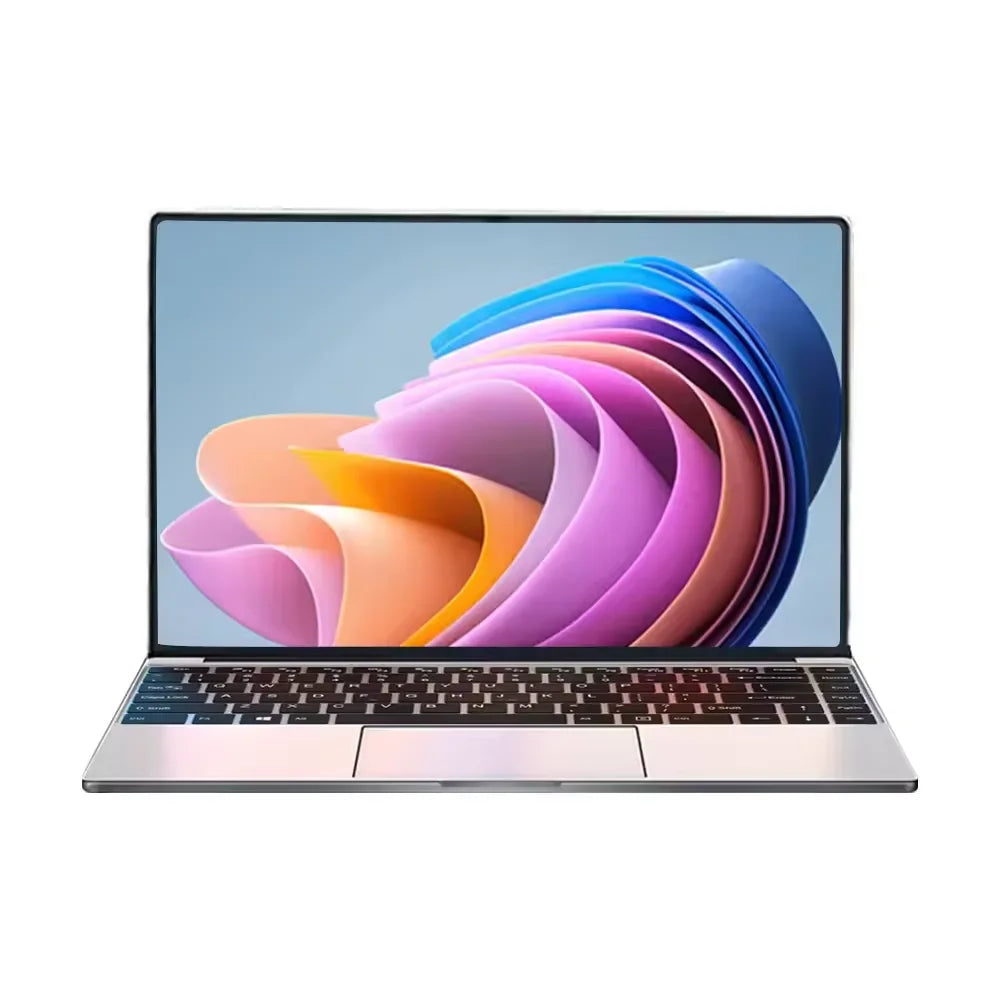 New Laptop Windows 11 Intel N4000 180° Folding Slim Laptop Gamer 12GB RAM 512GB 1TB SSD 1920*1080 Office Study Computer PC