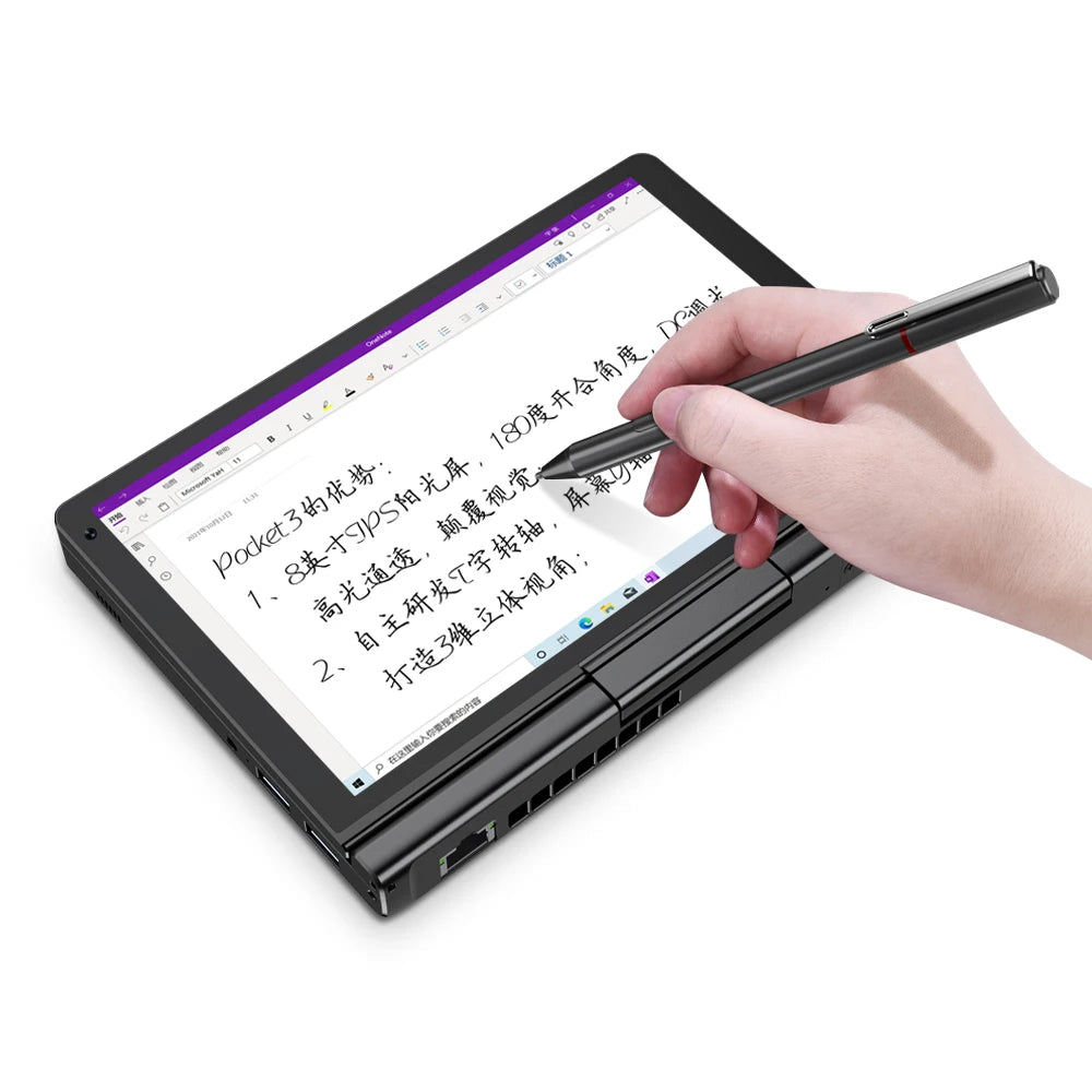 GPD Pocket 3 Intel i3 1125G4 RAM 16GB Memory 512GB SSD Hard Disk Windows 11 Home Portable Laptop Notebook Mini PC Touch Screen