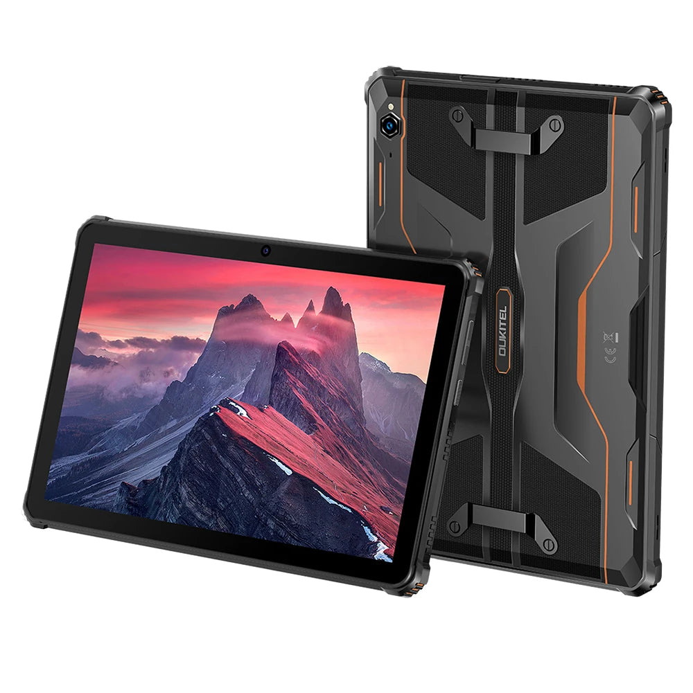 Oukitel RT9 10.1" HD Display Rugged Tablet 11000mAh Battery 24GB RAM 256GB ROM Rugged Table Android 14.0 Tablet PC