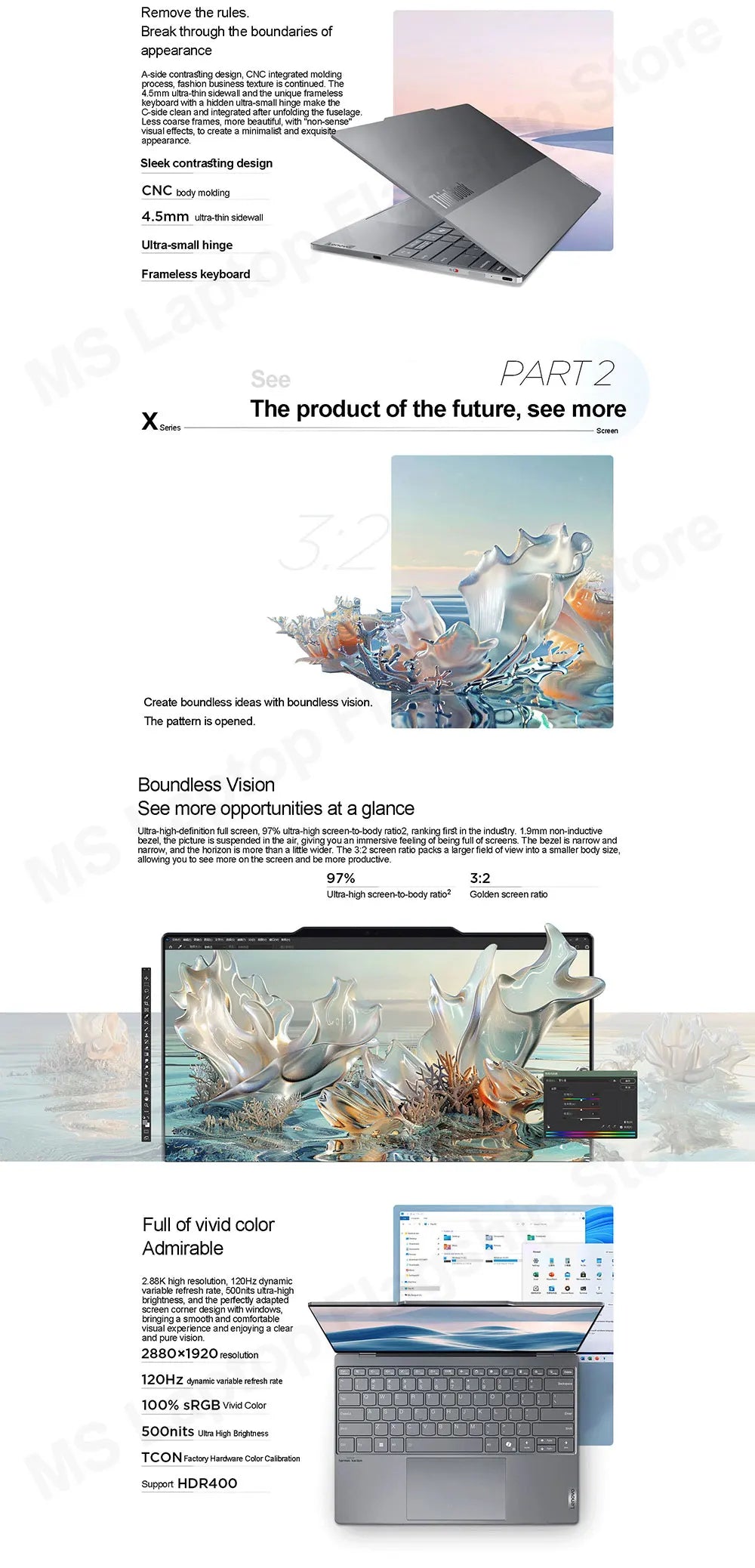 2024 Lenovo Thinkbook X Arc 13.5inch 2.8K 120Hz U5/U9 16/32+1T