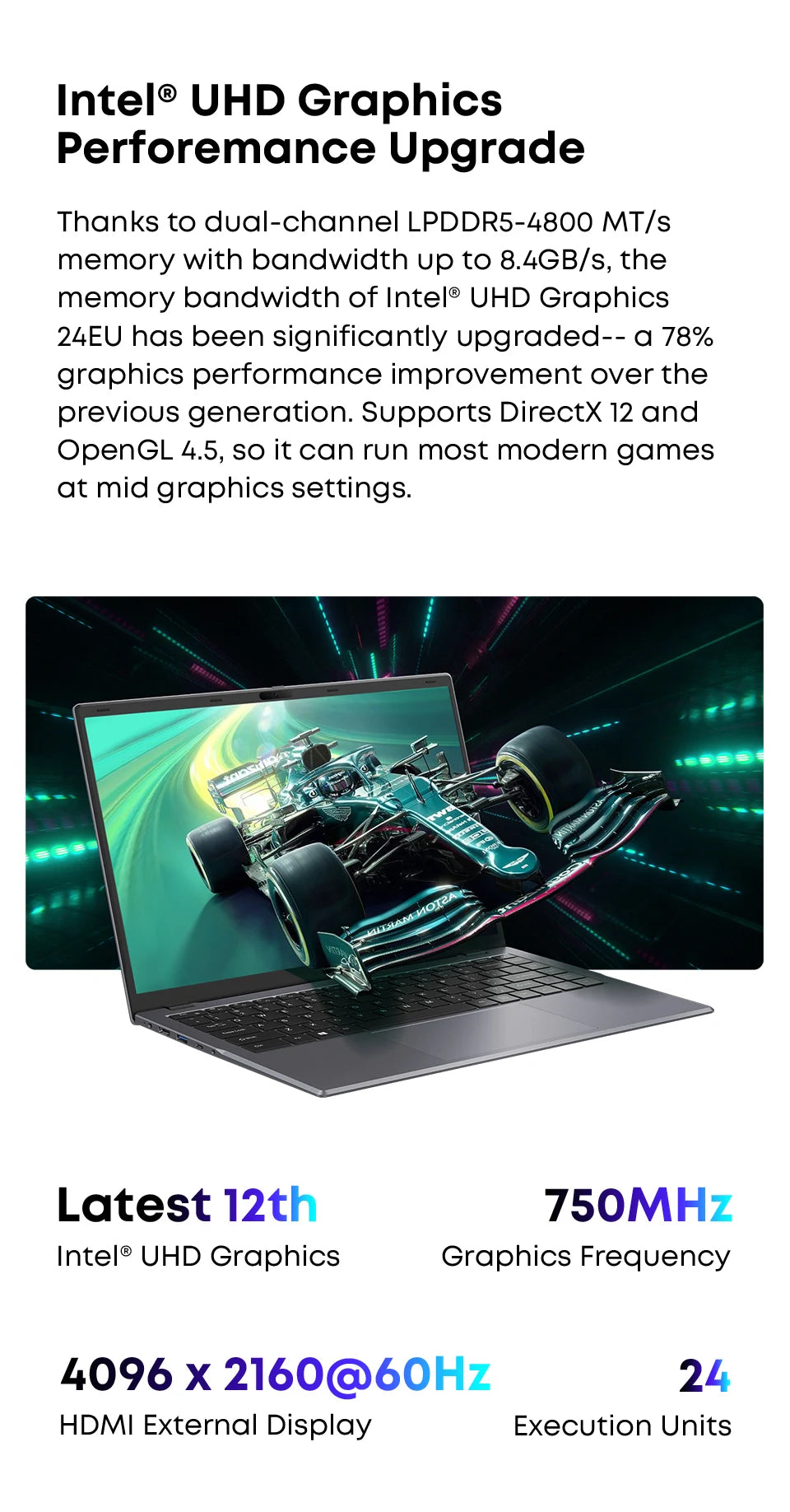 CHUWI GemiBook XPro 14inch UHD Screen Laptop 8GB/16GB RAM 256GB SSD Intel N150 / N100 Windows 11 Computer with Fan Notebook