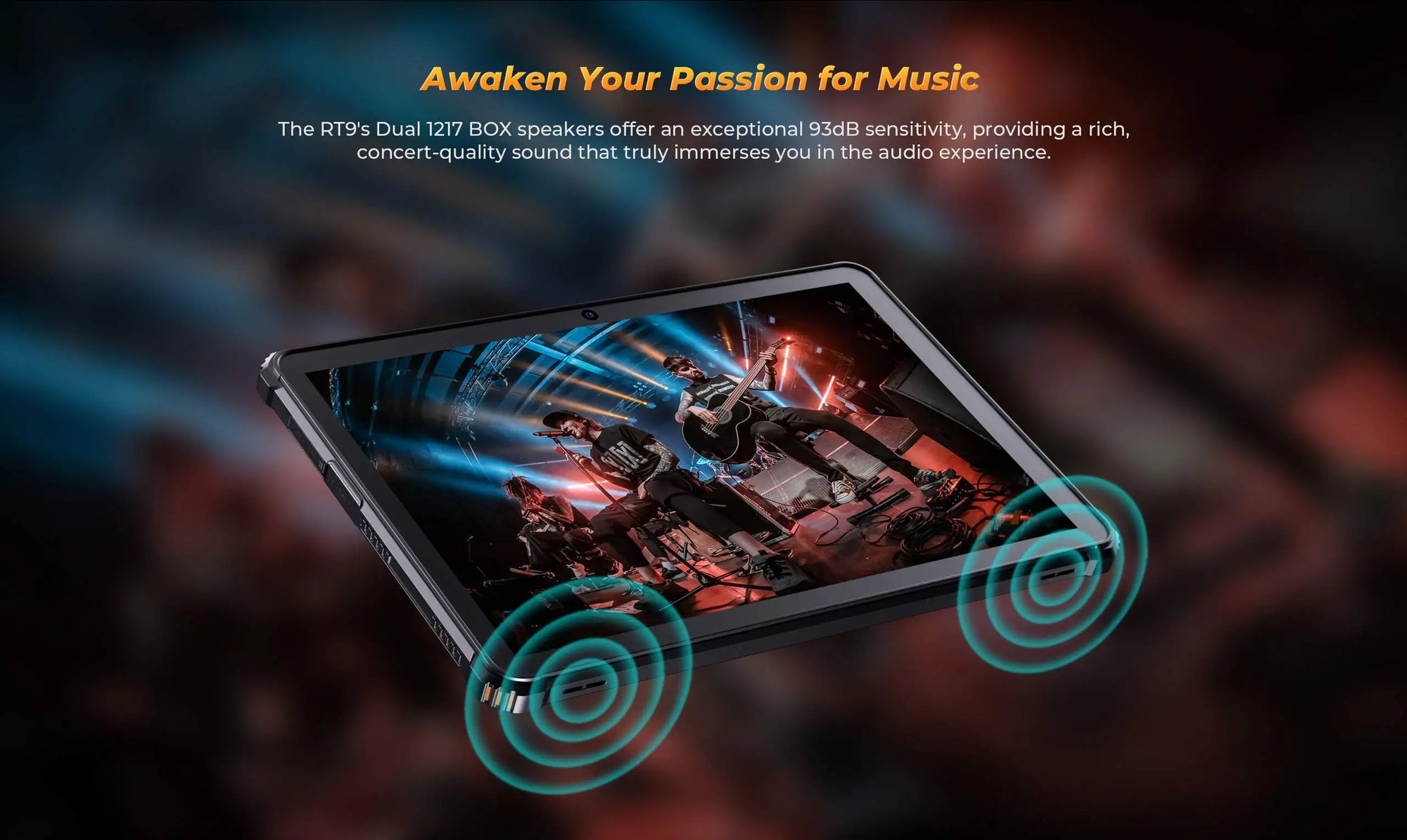 Oukitel RT9 10.1" HD Display Rugged Tablet 11000mAh Battery 24GB RAM 256GB ROM Rugged Table Android 14.0 Tablet PC