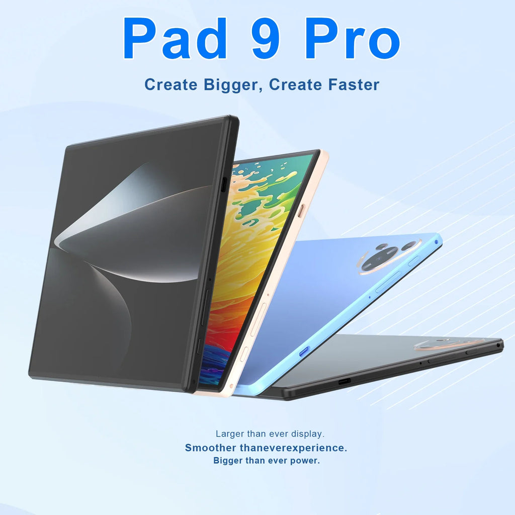 Original Pad 9 Pro tablet 10.1 inch Android 13 Snapdragon870 10 Core 16GB+1024GB 10000mah 5G Dual SIM WIFI  HD Full Screen