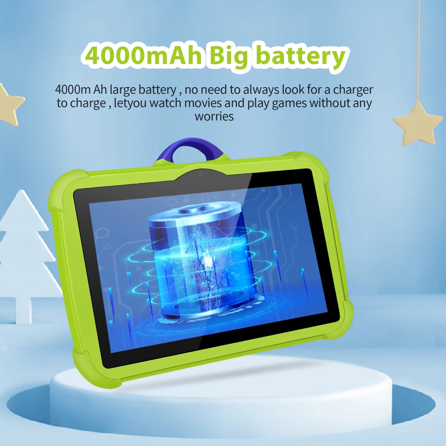 New Kids Tablets 7 Inch WiFi For Study Education Tablet Children's Birthday Gift 4GB RAM 64GB ROM Quad Core 4000mAh
