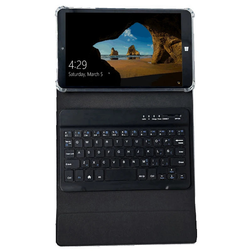 8GB RAM 128GB ROM 8 INCH Windows 10 Tablets Quad-Cores 64bit Intel Atom x5-Z8300 1280*800 IPS HDMI With Bluetooth Keyboard Case