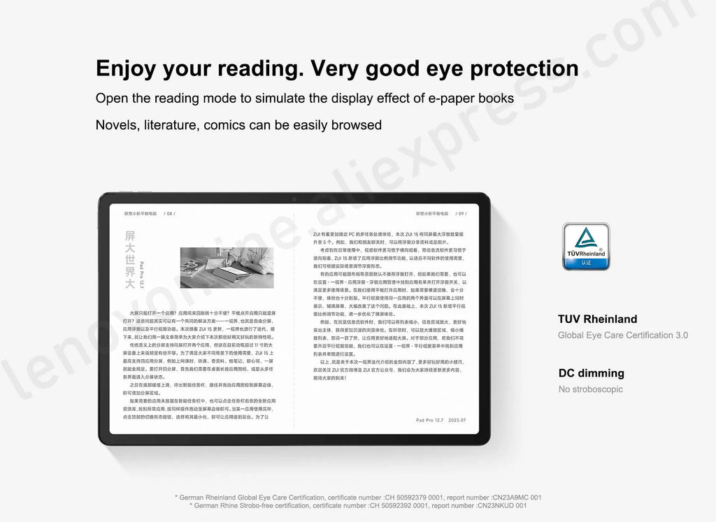 New Lenovo Xiaoxin Pad Pro 12.7 2023 Snapdragon 870 LCD Screen 144Hz 8GB 128GB/256GB 10200mAh Android 13 Tablet Original ROM