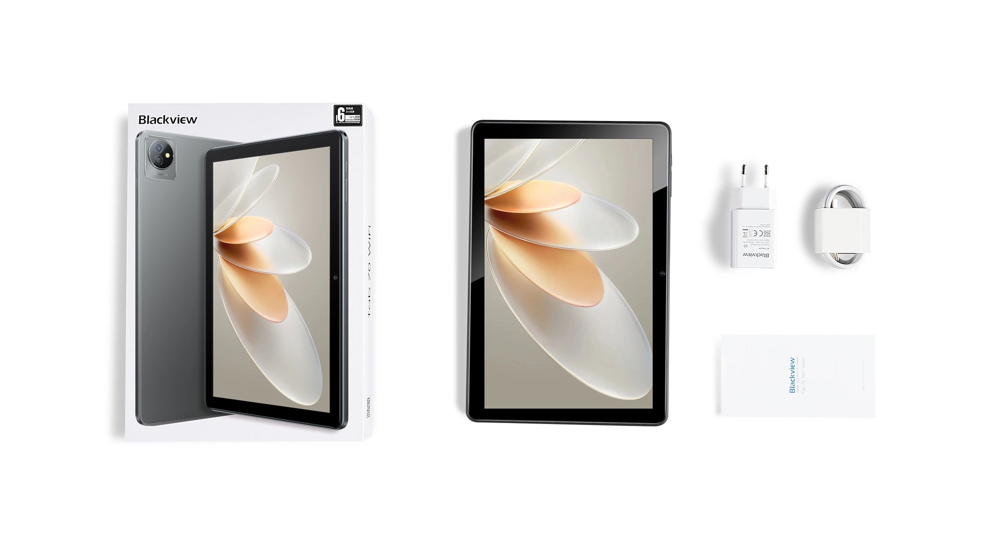 Blackview Tab 70 WIFI Android 13 Tablet PC 4GB 64GB 10.1 inch HD+IPS Display 6580mAh 2.4G/5G WiFi