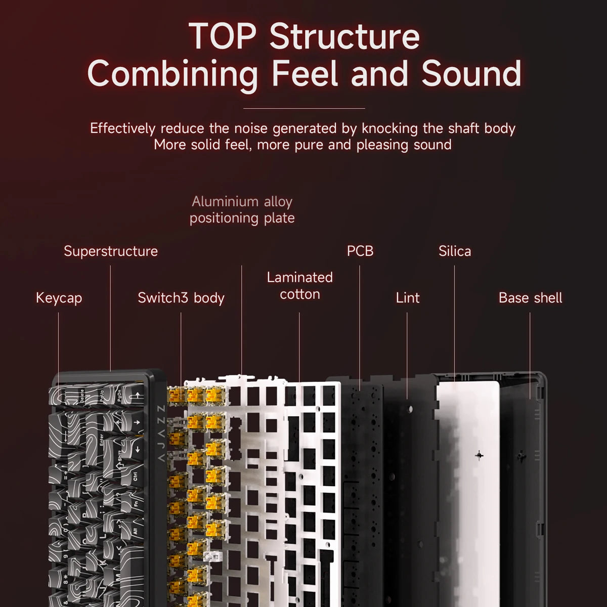 AJAZZ AK680 MAX Magnetic Switch Wired Mechanical Keyboard Hot Swap 8k Polling Rate RGB Customized Gaming Keybaord Pc E-sports