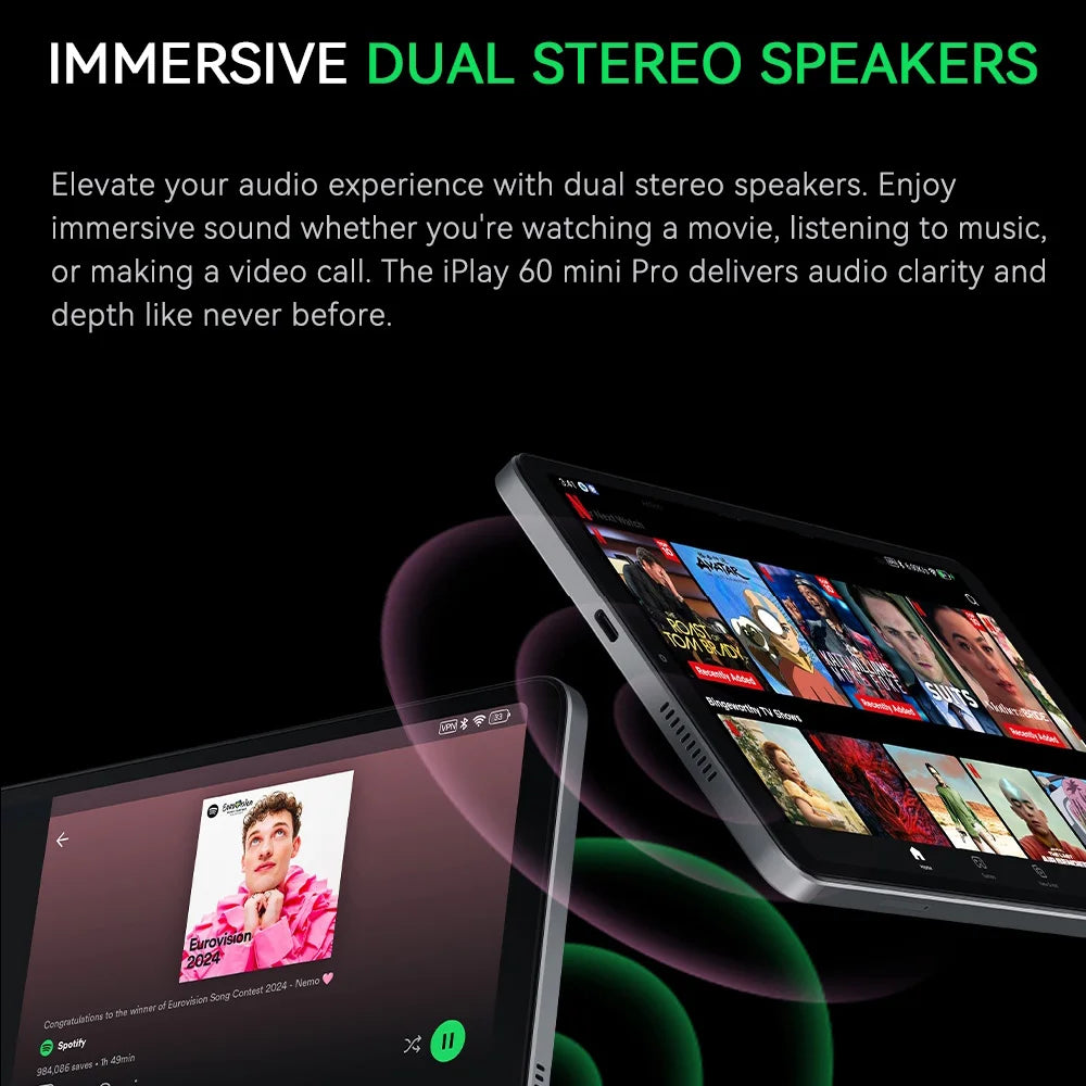 Alldocube iplay 60 mini pro 8.4inch Tablet Helio G99 Android14 8GB RAM 128 ROM Dual SIM 4G LTE pad 6050mAh Battery