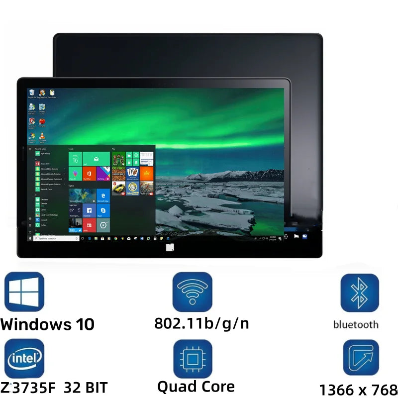 10.6 '' Windows 10 C24 Tablet PC 2GB DDR RAM 32GB ROM 1366*768 IPS Screen  HDMI-Compatible USB 3.0 Battery 6000mAh