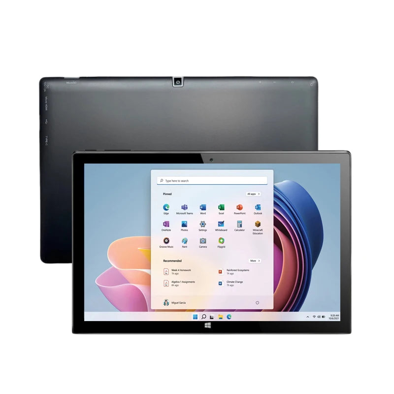 10.1 INCH 64 Bit AR40 Tablet PC 4GB RAM 64GB ROM WINDOWS 11 N3350 CPU 1920 x 1200 IPS WIFI Quad Core Dual Camera HDMI-Compatible