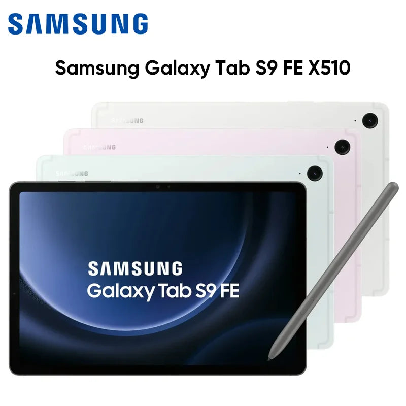 Samsung Galaxy Tab S9 FE 6GB+128GB Android Tablet 10.9" 90 Hz Screen IP68 Rating 45W Fast Charging 8000mAh Battery Exynos 1380