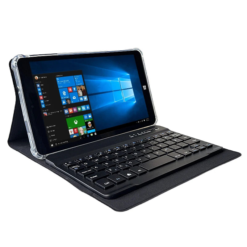 8GB RAM 128GB ROM 8 INCH Windows 10 Tablets Quad-Cores 64bit Intel Atom x5-Z8300 1280*800 IPS HDMI With Bluetooth Keyboard Case