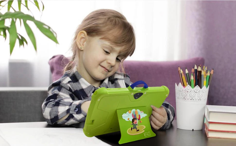 New Kids Tablets 7 Inch WiFi For Study Education Tablet Children's Birthday Gift 4GB RAM 64GB ROM Quad Core 4000mAh