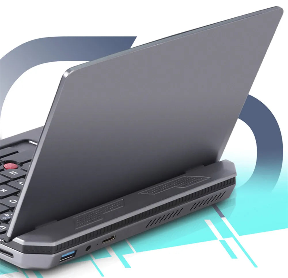 2025 Portable Mini Notebook Laptop Micro Computer 7 Inch Touch Screen Intel N100 16GB+512GB IPS Netbook Win 11 Pro PC 2.0MP CAM