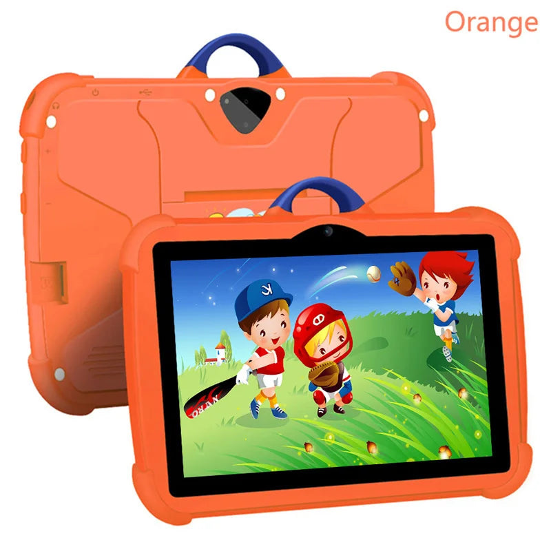 New Kids Tablets 7 Inch WiFi For Study Education Tablet Children's Birthday Gift 4GB RAM 64GB ROM Quad Core 4000mAh