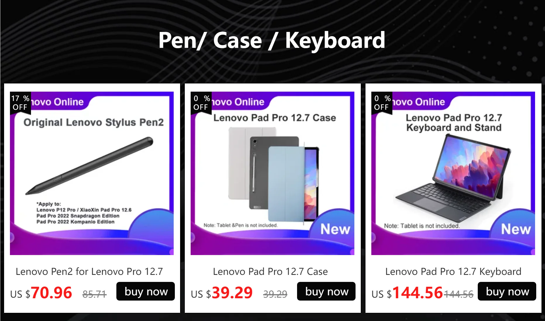 New Lenovo Xiaoxin Pad Pro 12.7 2023 Snapdragon 870 LCD Screen 144Hz 8GB 128GB/256GB 10200mAh Android 13 Tablet Original ROM