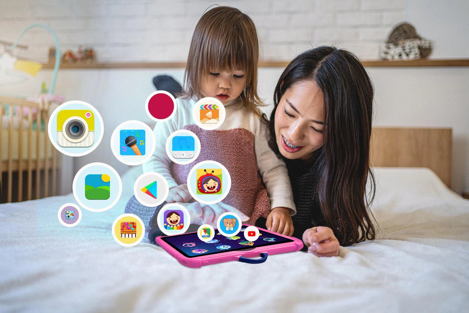 New 5G WiFi Kids Tablets 7 Inch Google Learning Education Quad Core 4GB RAM 64GB ROM Cheap Simple Children's favorite Tablet Pc