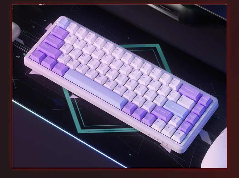 AJAZZ AK680 MAX Magnetic Switch Wired Mechanical Keyboard Hot Swap 8k Polling Rate RGB Customized Gaming Keybaord Pc E-sports