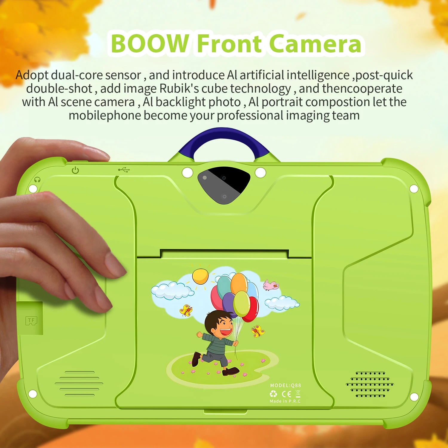 New Kids Tablets 7 Inch WiFi For Study Education Tablet Children's Birthday Gift 4GB RAM 64GB ROM Quad Core 4000mAh