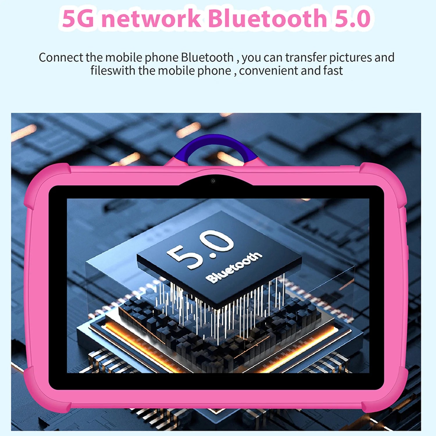 New 5G WiFi Kids Tablets 7 Inch Google Learning Education Quad Core 4GB RAM 64GB ROM Cheap Simple Children's favorite Tablet Pc