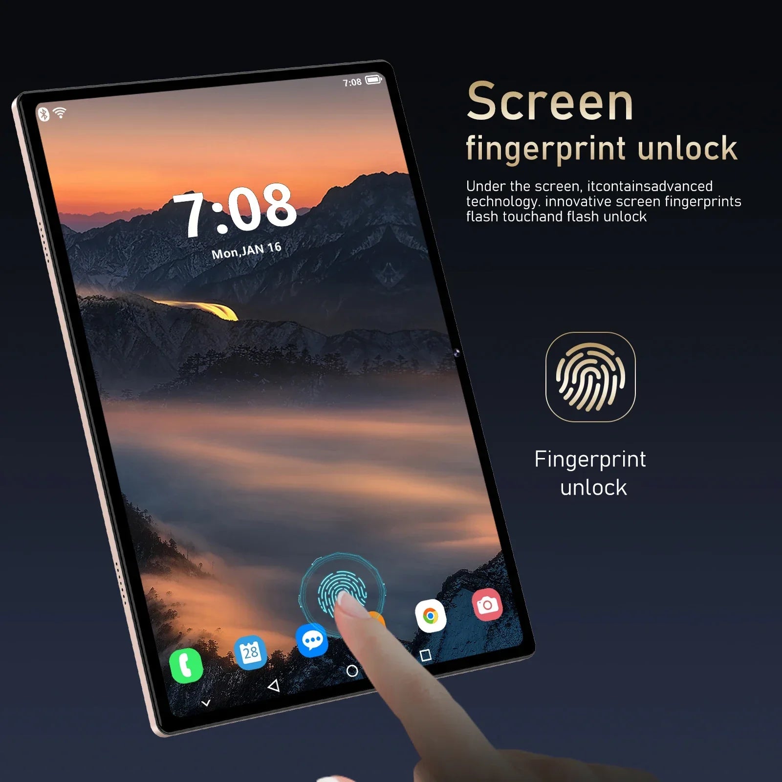 Original Pad 9 Pro tablet 10.1 inch Android 13 Snapdragon870 10 Core 16GB+1024GB 10000mah 5G Dual SIM WIFI  HD Full Screen