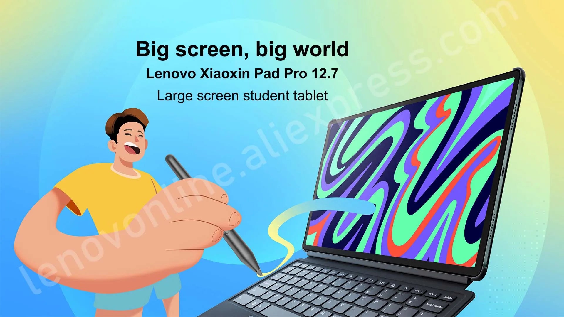 New Lenovo Xiaoxin Pad Pro 12.7 2023 Snapdragon 870 LCD Screen 144Hz 8GB 128GB/256GB 10200mAh Android 13 Tablet Original ROM