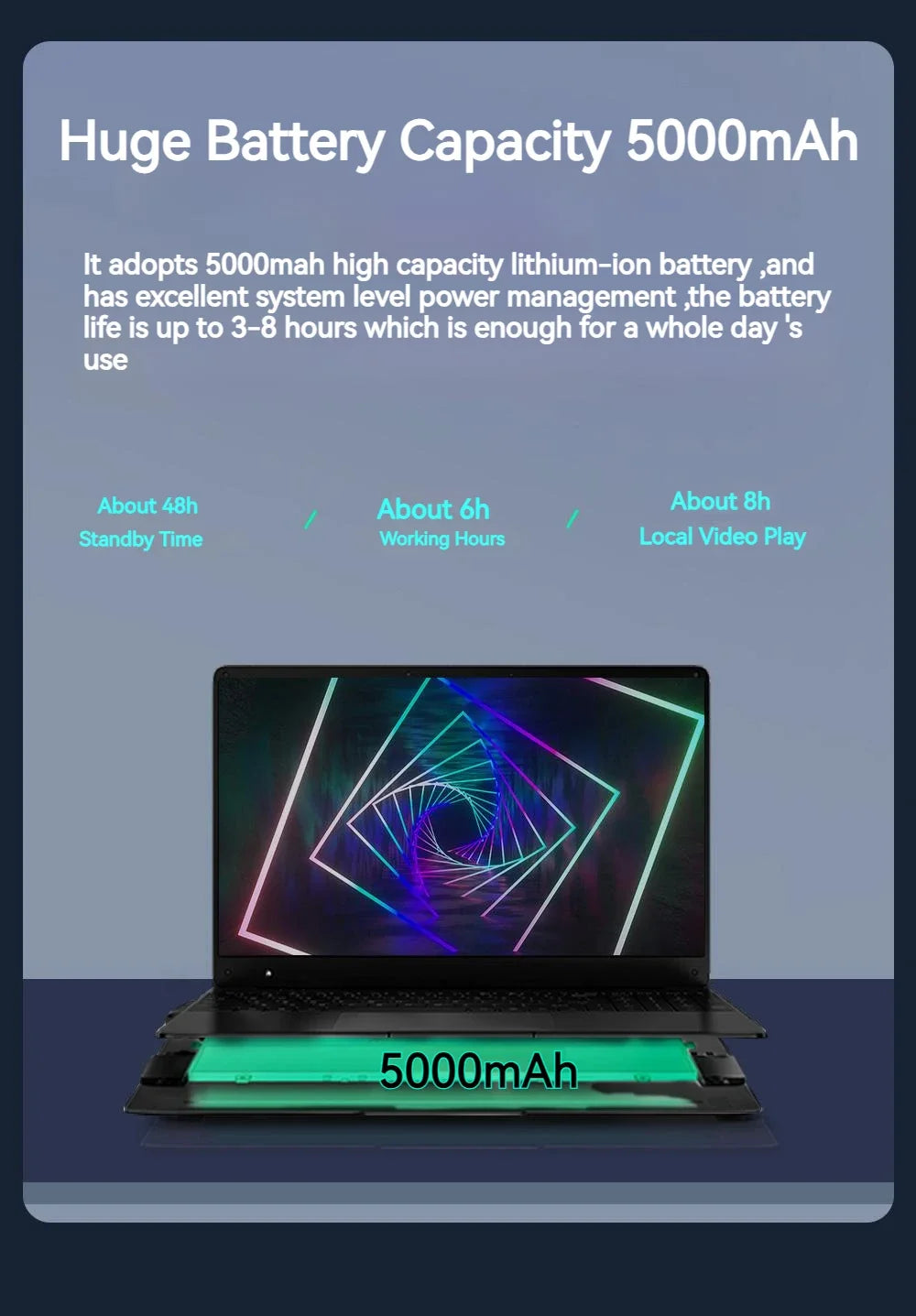 FIREBAT A16 16 Inch 100%sRGB Ultra Slim DDR4 16G RAM 1TB 1920*1200 Fingerprint Portable Intel N100 N5095 Notebook Laptop