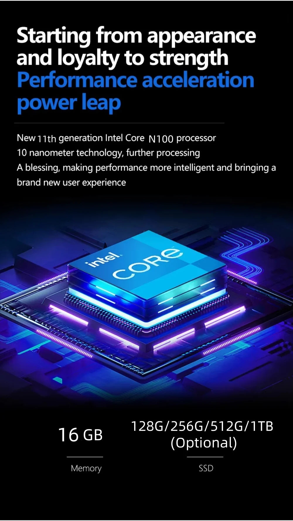 2025 Portable Mini Notebook Laptop Micro Computer 7 Inch Touch Screen Intel N100 16GB+512GB IPS Netbook Win 11 Pro PC 2.0MP CAM