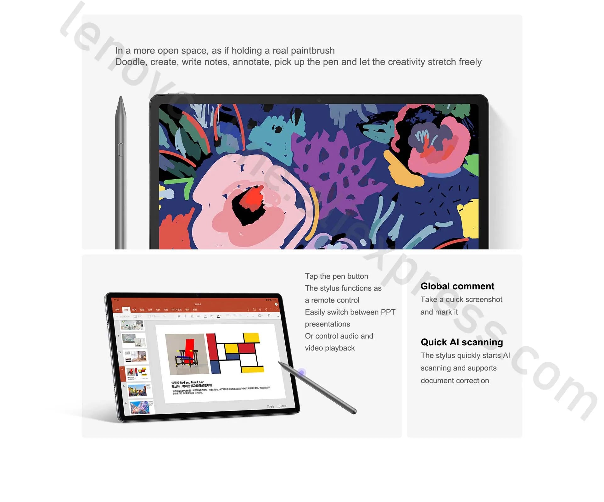 New Lenovo Xiaoxin Pad Pro 12.7 2023 Snapdragon 870 LCD Screen 144Hz 8GB 128GB/256GB 10200mAh Android 13 Tablet Original ROM