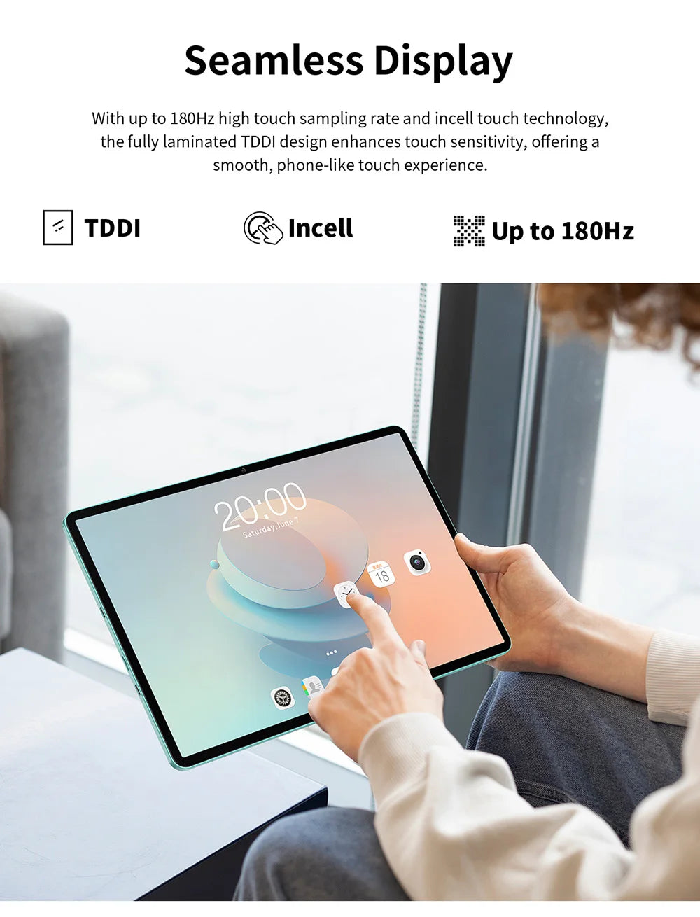 Teclast P50 AI Tablet (Allwinner A733 8-core 1.8GHz/6GB RAM/128GB ROM/10.92inch/WIFI6/7000mAh/Type-C/13MP+5MP Camera/Android 15)