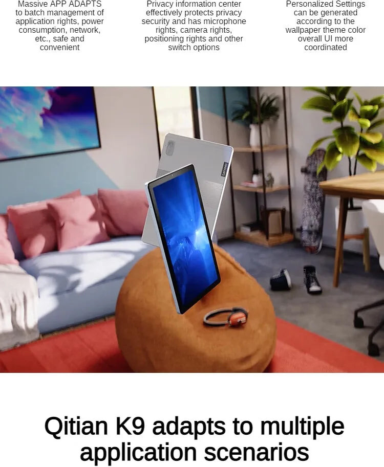 Global firmware Lenovo Pad K9 Tablet 9-inch Portable Tablet 4G+64G Android Tablet Tab M9 9-inch Arctic Grey LTE 4GB 64GB