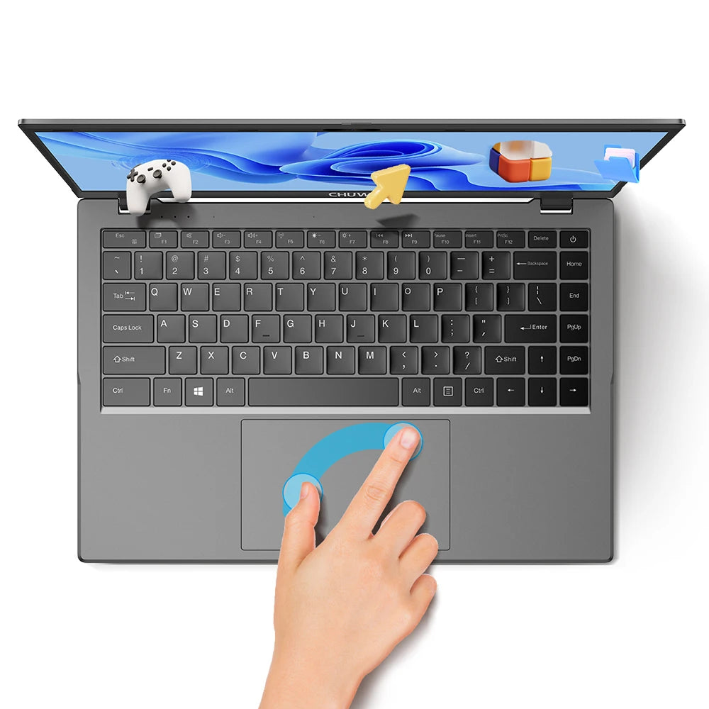 CHUWI GemiBook XPro 14inch UHD Screen Laptop 8GB/16GB RAM 256GB SSD Intel N150 / N100 Windows 11 Computer with Fan Notebook