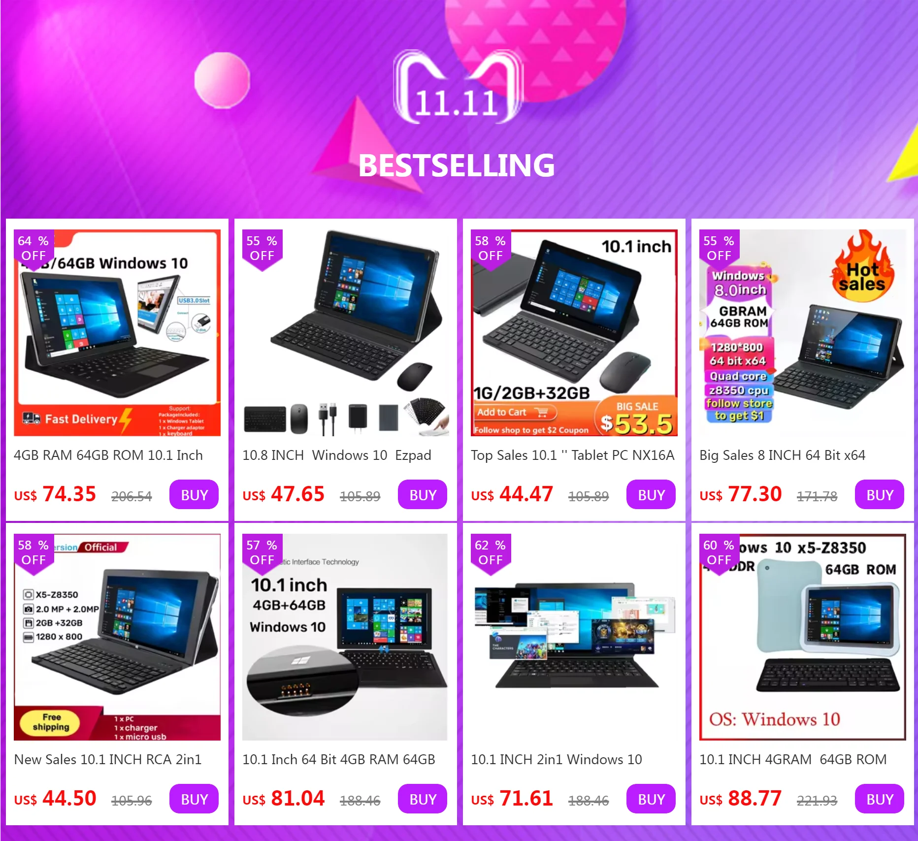 10.1 INCH 64 Bit AR40 Tablet PC 4GB RAM 64GB ROM WINDOWS 11 N3350 CPU 1920 x 1200 IPS WIFI Quad Core Dual Camera HDMI-Compatible