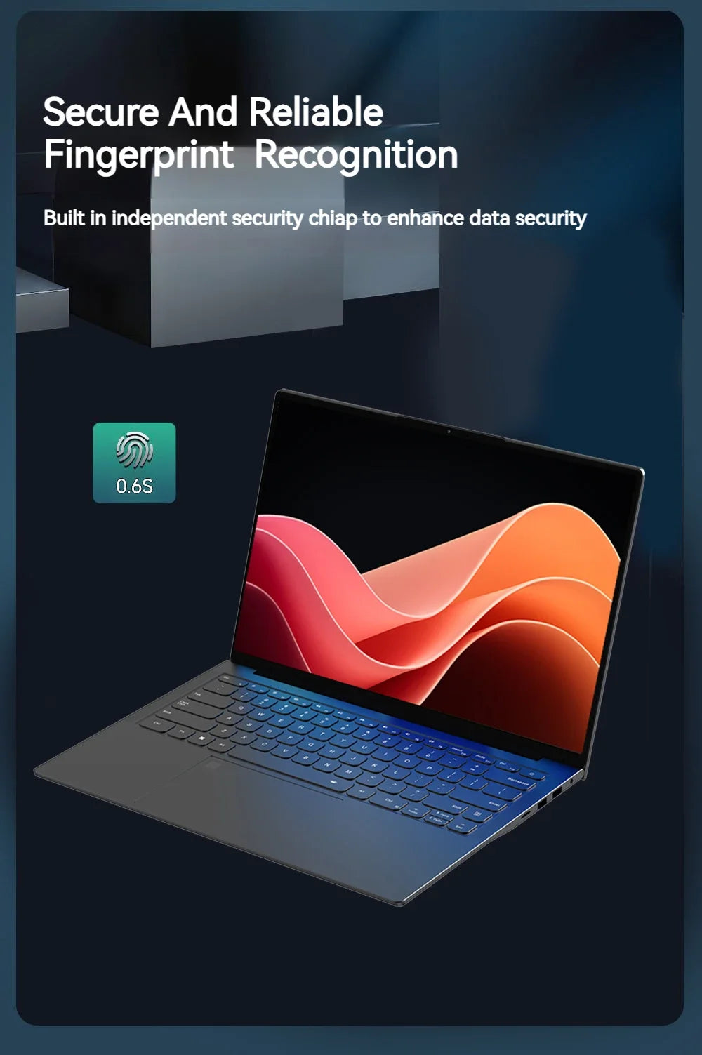 FIREBAT A16 16 Inch 100%sRGB Ultra Slim DDR4 16G RAM 1TB 1920*1200 Fingerprint Portable Intel N100 N5095 Notebook Laptop
