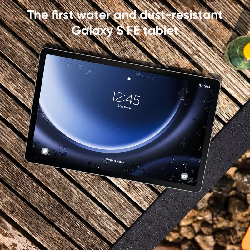 Samsung Galaxy Tab S9 FE 6GB+128GB Android Tablet 10.9" 90 Hz Screen IP68 Rating 45W Fast Charging 8000mAh Battery Exynos 1380