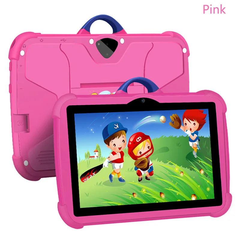 New Kids Tablets 7 Inch WiFi For Study Education Tablet Children's Birthday Gift 4GB RAM 64GB ROM Quad Core 4000mAh