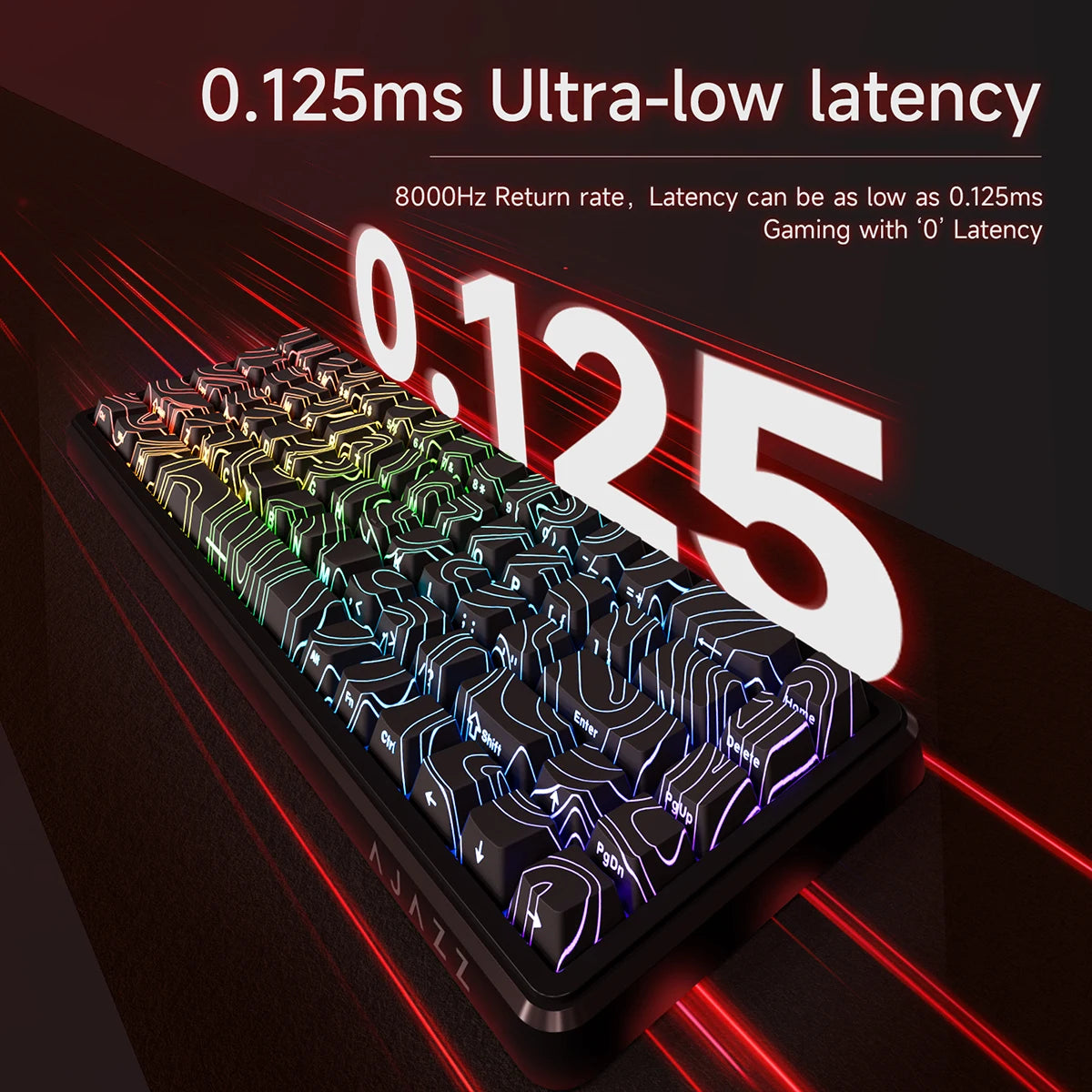 AJAZZ AK680 MAX Magnetic Switch Wired Mechanical Keyboard Hot Swap 8k Polling Rate RGB Customized Gaming Keybaord Pc E-sports