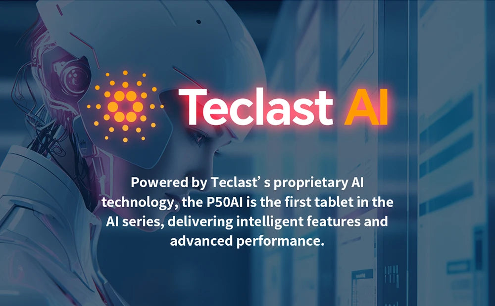 Teclast P50 AI Tablet (Allwinner A733 8-core 1.8GHz/6GB RAM/128GB ROM/10.92inch/WIFI6/7000mAh/Type-C/13MP+5MP Camera/Android 15)