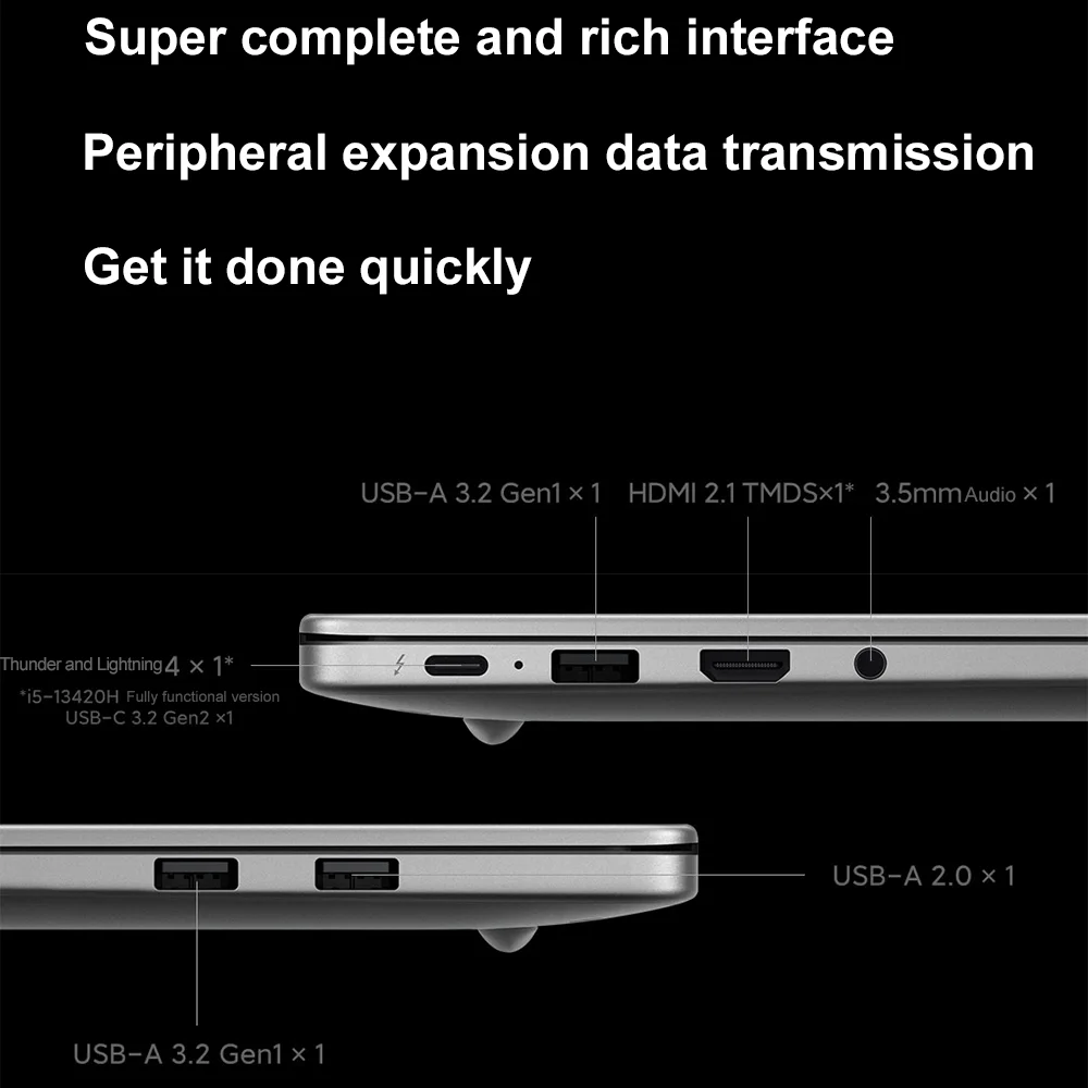 Xiaomi Redmi Book 14 2024 13420H UHD 16G 512G 14Inch 2.2K 60Hz Screen Silver
