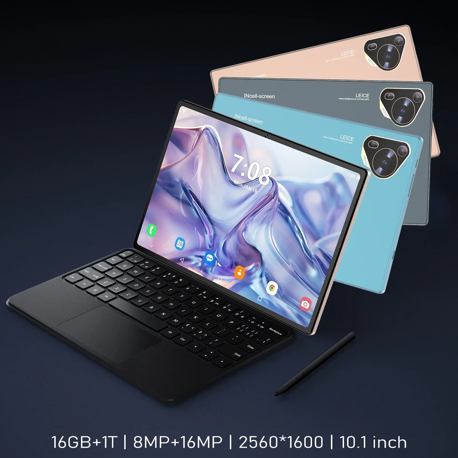 Original Pad 9 Pro tablet 10.1 inch Android 13 Snapdragon870 10 Core 16GB+1024GB 10000mah 5G Dual SIM WIFI  HD Full Screen