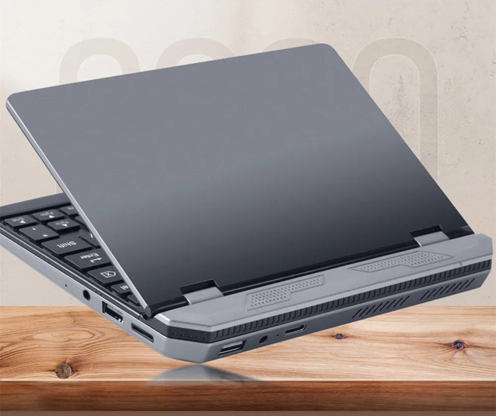 2025 Portable Mini Notebook Laptop Micro Computer 7 Inch Touch Screen Intel N100 16GB+512GB IPS Netbook Win 11 Pro PC 2.0MP CAM
