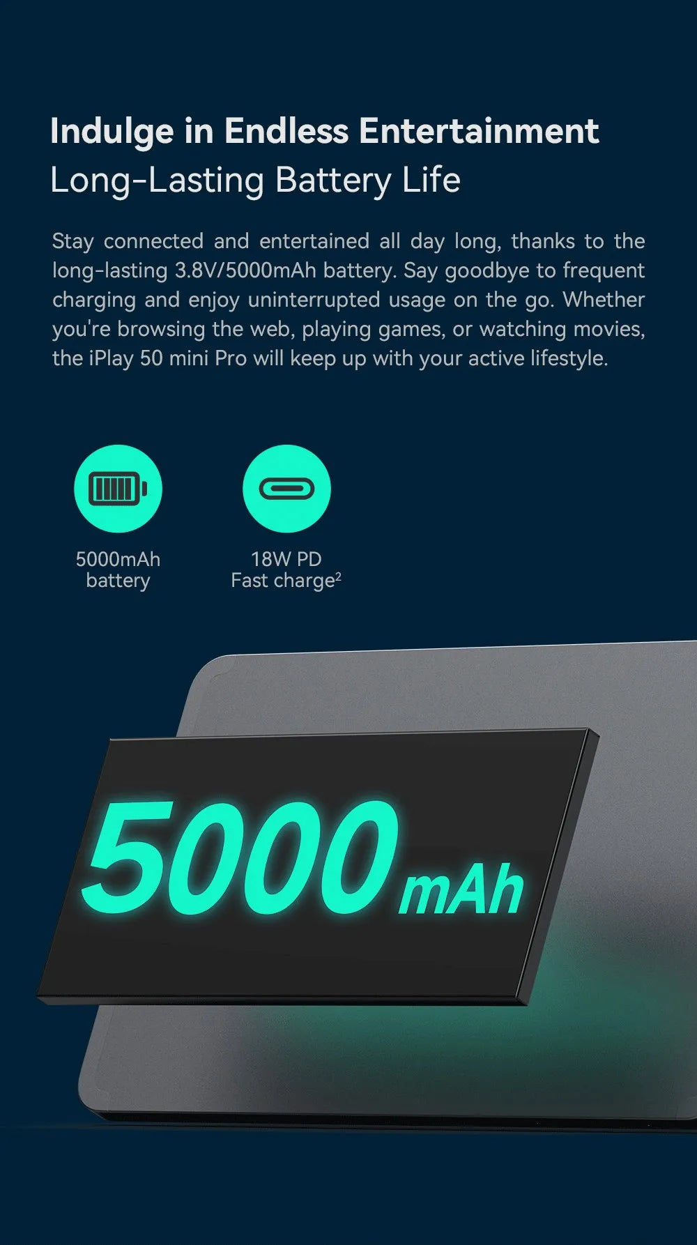 ALLDOCUBE iplay 50 mini pro 8.4in Tablet 5000mAh Long-Lasting RAM 8GB ROM 128GB Widevine L1 Netflix G99 CPU IPS Display